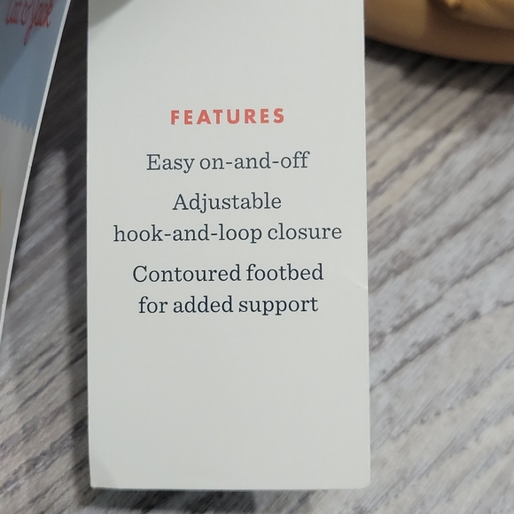 Cat & Jack Sandals Girls Size 1 Brown - Picture 8 of 9